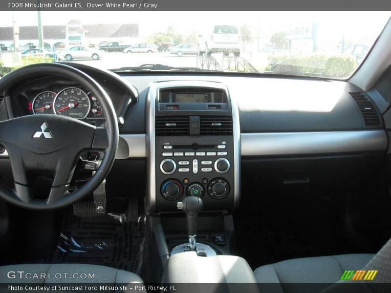 Dover White Pearl / Gray 2008 Mitsubishi Galant ES