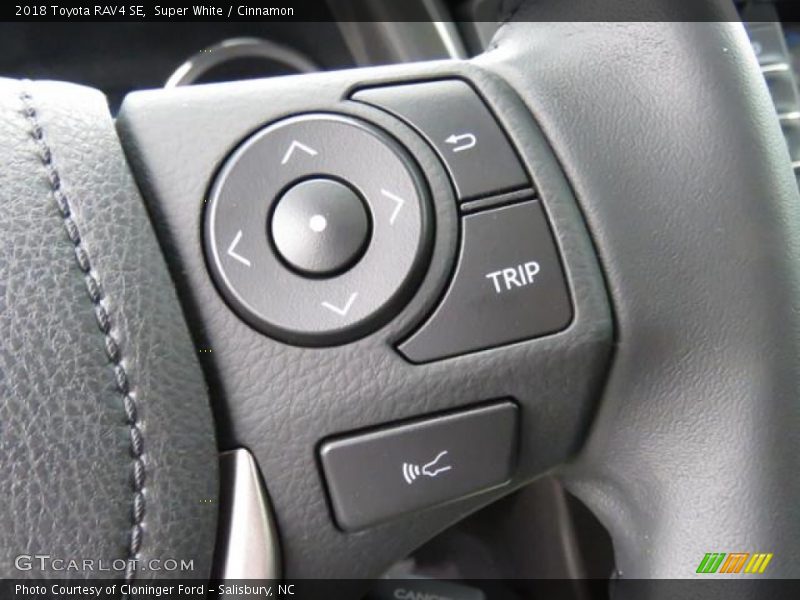 Controls of 2018 RAV4 SE