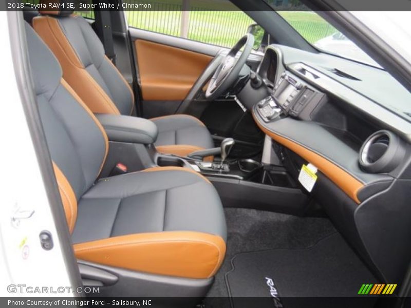 Front Seat of 2018 RAV4 SE