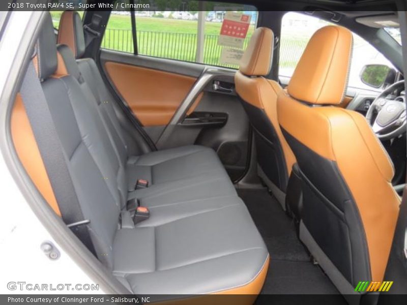 Rear Seat of 2018 RAV4 SE