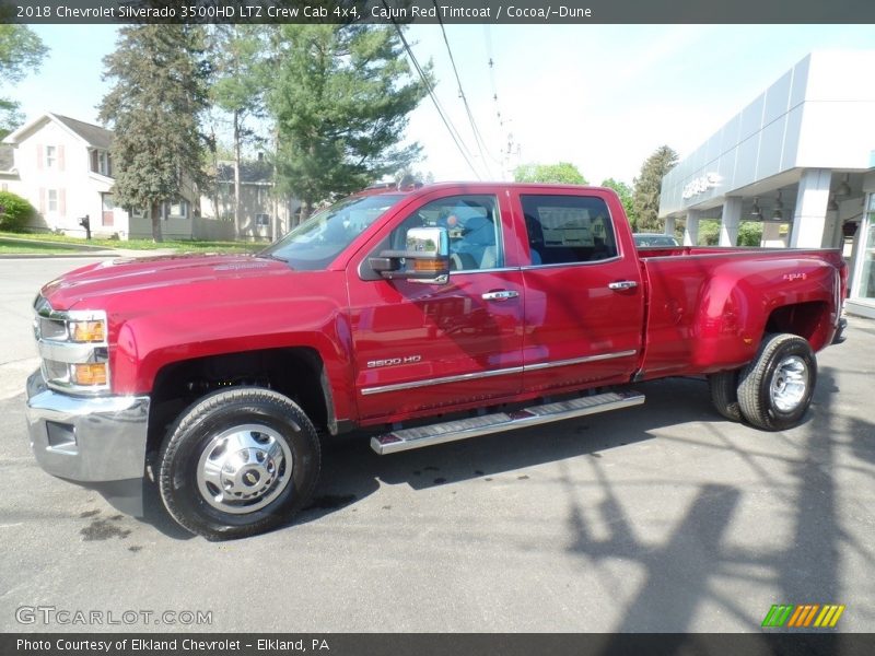 Cajun Red Tintcoat / Cocoa/­Dune 2018 Chevrolet Silverado 3500HD LTZ Crew Cab 4x4
