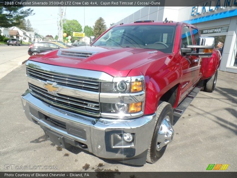 Cajun Red Tintcoat / Cocoa/­Dune 2018 Chevrolet Silverado 3500HD LTZ Crew Cab 4x4