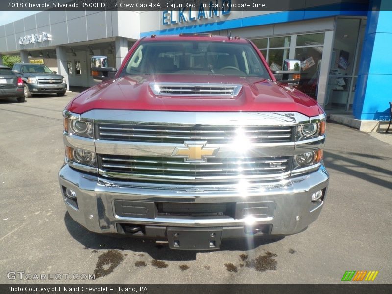 Cajun Red Tintcoat / Cocoa/­Dune 2018 Chevrolet Silverado 3500HD LTZ Crew Cab 4x4