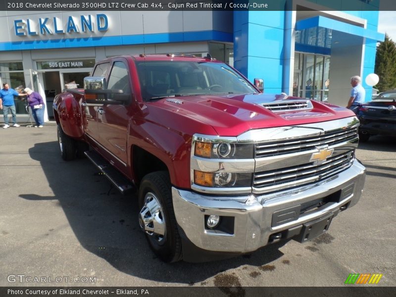 Cajun Red Tintcoat / Cocoa/­Dune 2018 Chevrolet Silverado 3500HD LTZ Crew Cab 4x4
