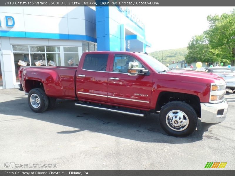 Cajun Red Tintcoat / Cocoa/­Dune 2018 Chevrolet Silverado 3500HD LTZ Crew Cab 4x4