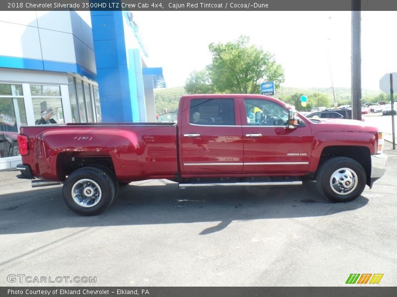 Cajun Red Tintcoat / Cocoa/­Dune 2018 Chevrolet Silverado 3500HD LTZ Crew Cab 4x4