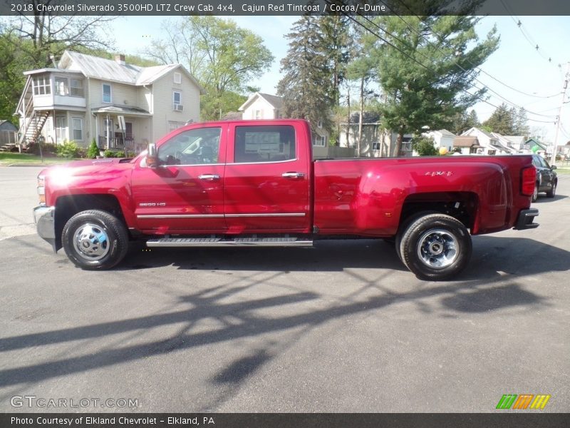 Cajun Red Tintcoat / Cocoa/­Dune 2018 Chevrolet Silverado 3500HD LTZ Crew Cab 4x4