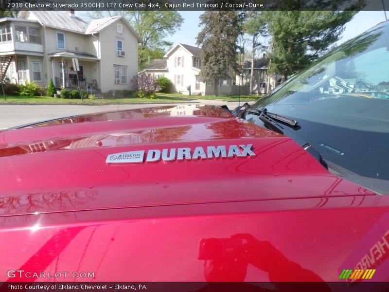 Cajun Red Tintcoat / Cocoa/­Dune 2018 Chevrolet Silverado 3500HD LTZ Crew Cab 4x4