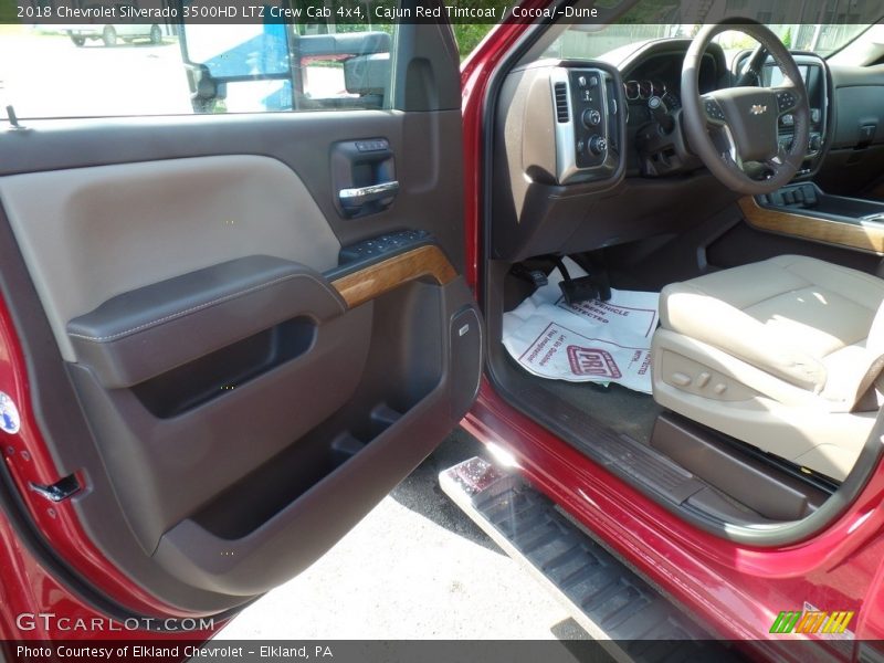 Cajun Red Tintcoat / Cocoa/­Dune 2018 Chevrolet Silverado 3500HD LTZ Crew Cab 4x4