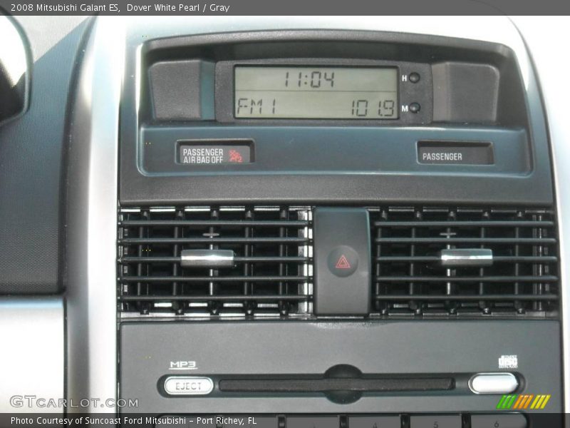 Dover White Pearl / Gray 2008 Mitsubishi Galant ES