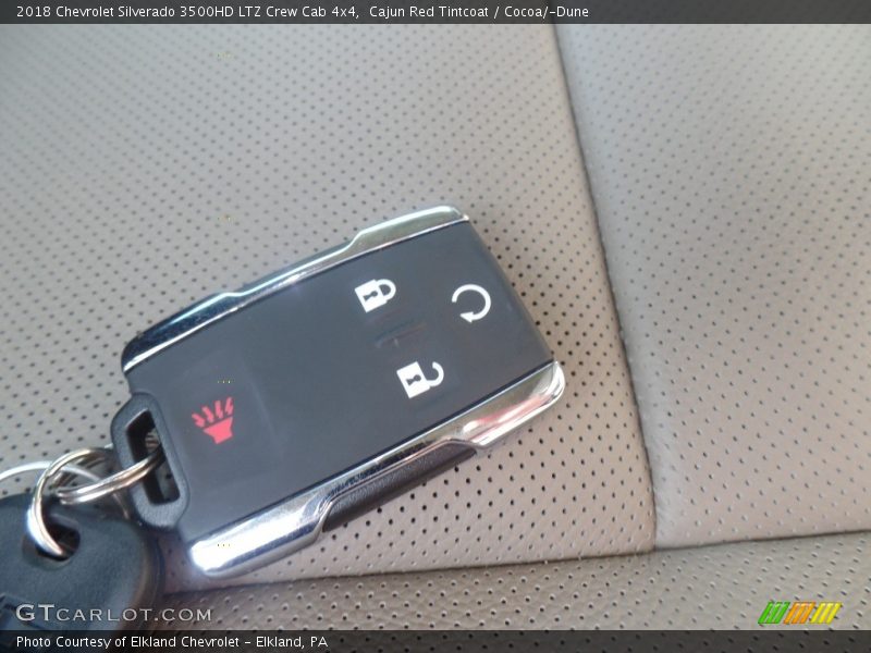 Cajun Red Tintcoat / Cocoa/­Dune 2018 Chevrolet Silverado 3500HD LTZ Crew Cab 4x4