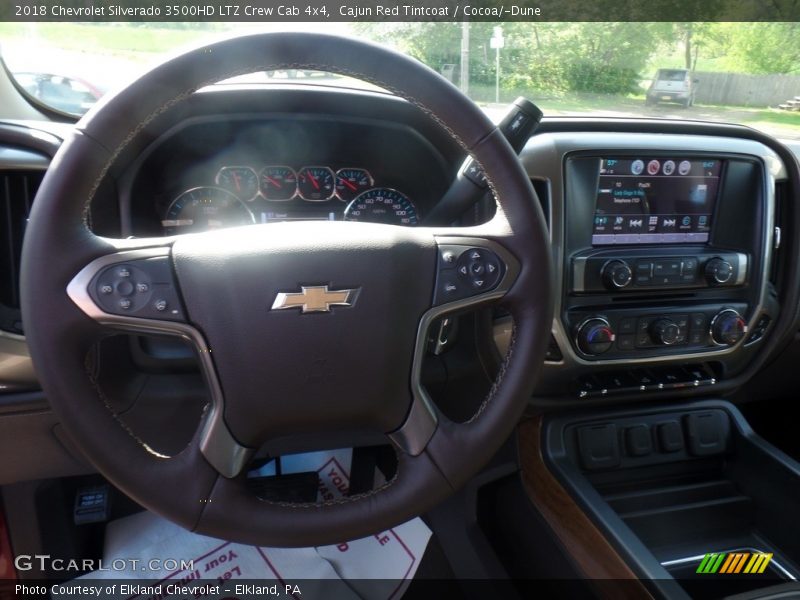 Cajun Red Tintcoat / Cocoa/­Dune 2018 Chevrolet Silverado 3500HD LTZ Crew Cab 4x4