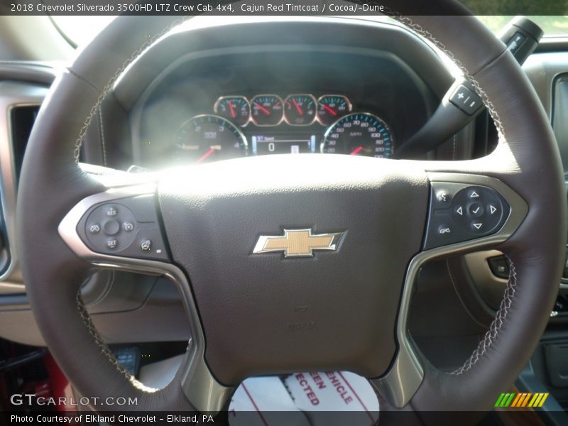 Cajun Red Tintcoat / Cocoa/­Dune 2018 Chevrolet Silverado 3500HD LTZ Crew Cab 4x4