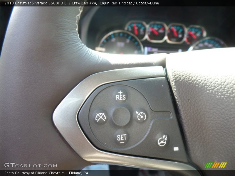Cajun Red Tintcoat / Cocoa/­Dune 2018 Chevrolet Silverado 3500HD LTZ Crew Cab 4x4