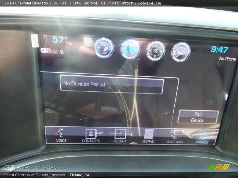Cajun Red Tintcoat / Cocoa/­Dune 2018 Chevrolet Silverado 3500HD LTZ Crew Cab 4x4