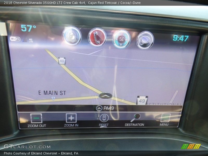 Cajun Red Tintcoat / Cocoa/­Dune 2018 Chevrolet Silverado 3500HD LTZ Crew Cab 4x4