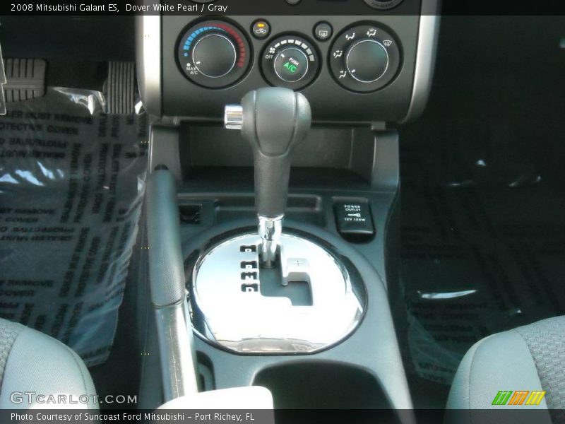 Dover White Pearl / Gray 2008 Mitsubishi Galant ES