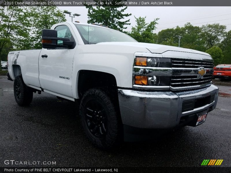 Summit White / Dark Ash/Jet Black 2018 Chevrolet Silverado 2500HD Work Truck Regular Cab 4x4