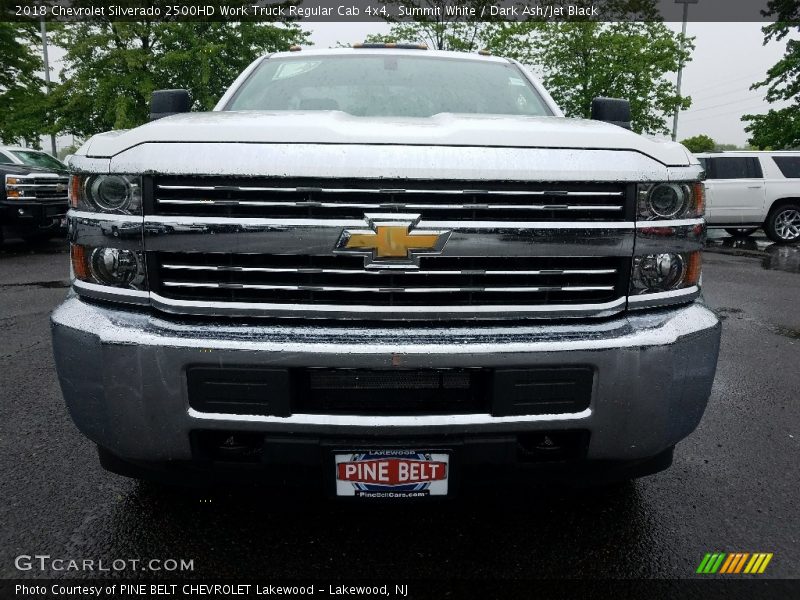Summit White / Dark Ash/Jet Black 2018 Chevrolet Silverado 2500HD Work Truck Regular Cab 4x4