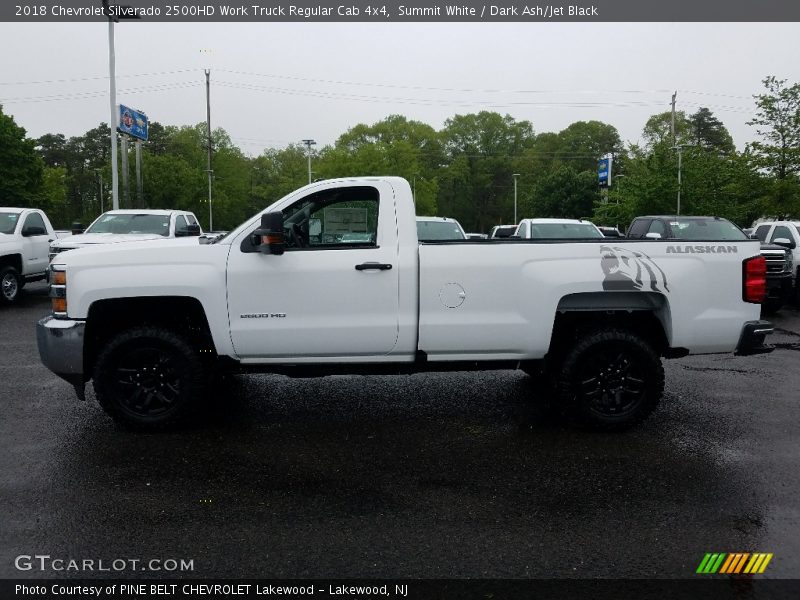 Summit White / Dark Ash/Jet Black 2018 Chevrolet Silverado 2500HD Work Truck Regular Cab 4x4