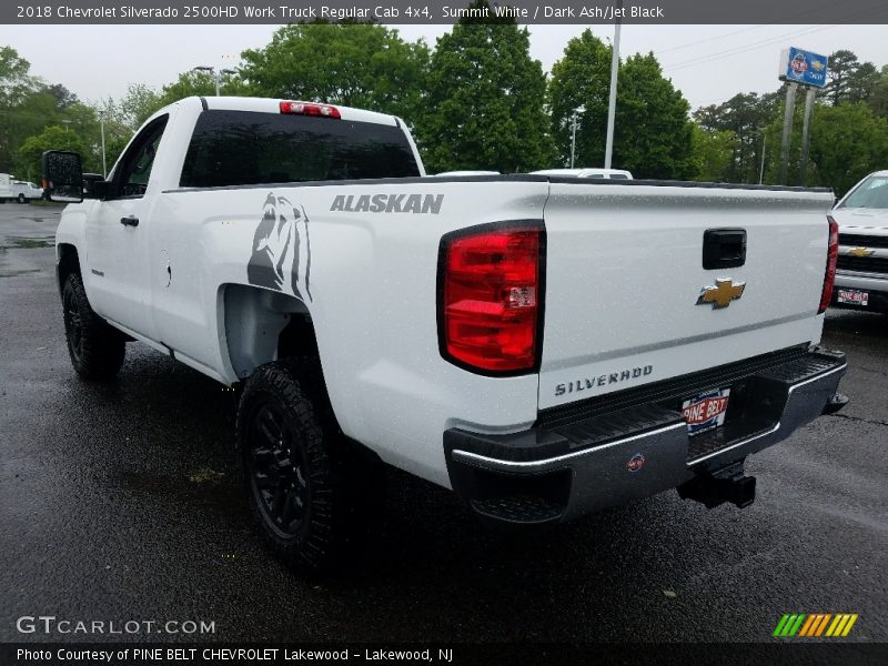 Summit White / Dark Ash/Jet Black 2018 Chevrolet Silverado 2500HD Work Truck Regular Cab 4x4