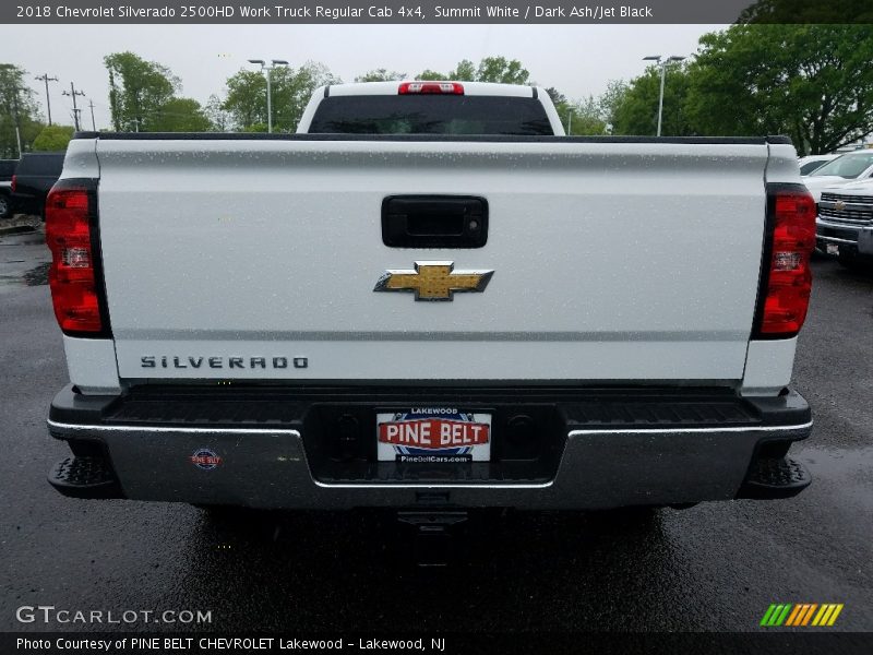 Summit White / Dark Ash/Jet Black 2018 Chevrolet Silverado 2500HD Work Truck Regular Cab 4x4