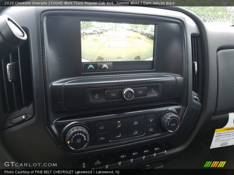 Summit White / Dark Ash/Jet Black 2018 Chevrolet Silverado 2500HD Work Truck Regular Cab 4x4