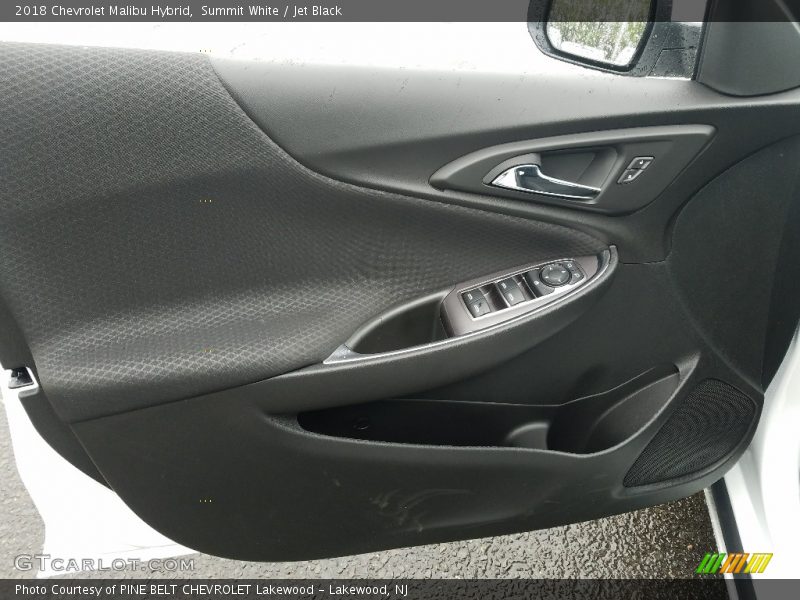 Summit White / Jet Black 2018 Chevrolet Malibu Hybrid