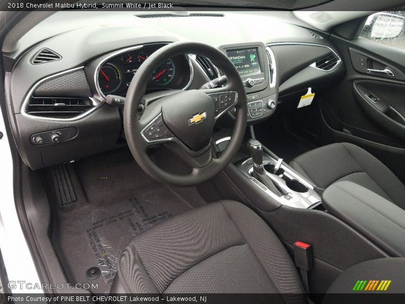  2018 Malibu Hybrid Jet Black Interior