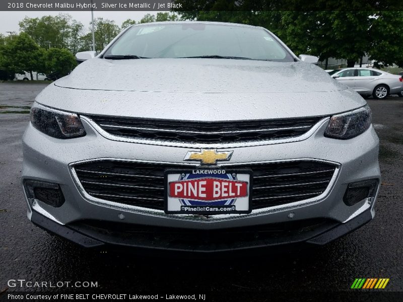 Silver Ice Metallic / Jet Black 2018 Chevrolet Malibu Hybrid