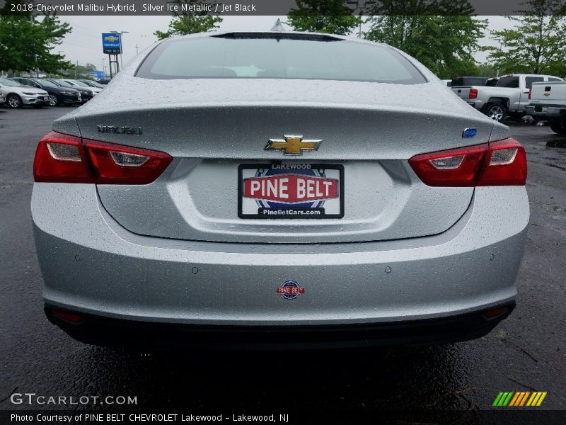 Silver Ice Metallic / Jet Black 2018 Chevrolet Malibu Hybrid