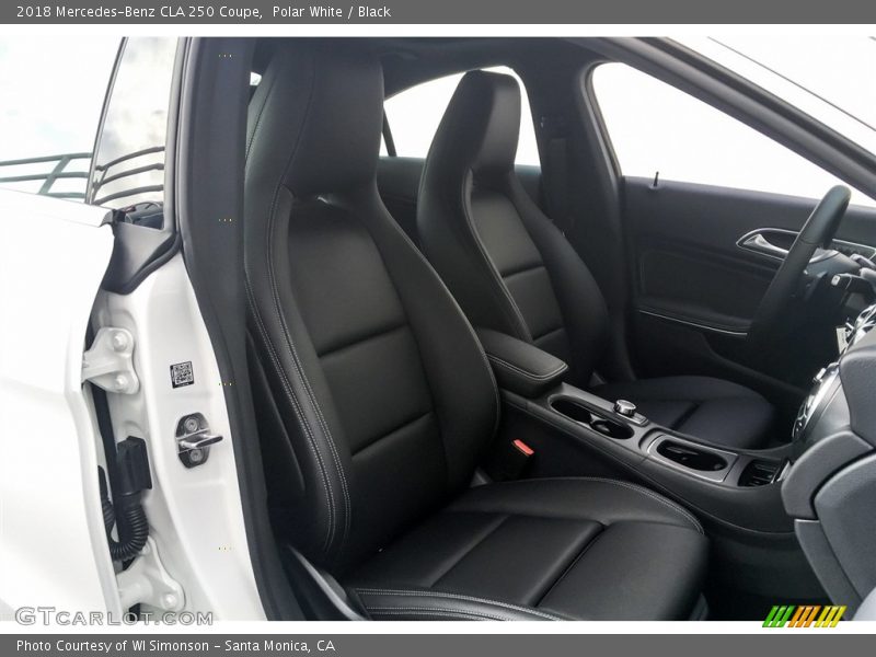 Polar White / Black 2018 Mercedes-Benz CLA 250 Coupe