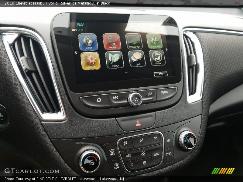 Silver Ice Metallic / Jet Black 2018 Chevrolet Malibu Hybrid