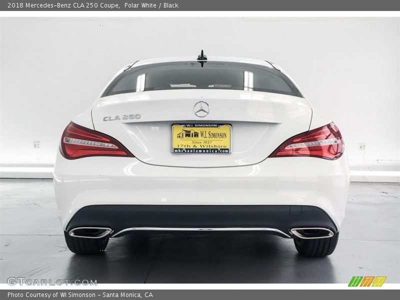 Polar White / Black 2018 Mercedes-Benz CLA 250 Coupe