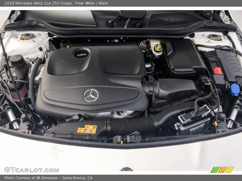 Polar White / Black 2018 Mercedes-Benz CLA 250 Coupe