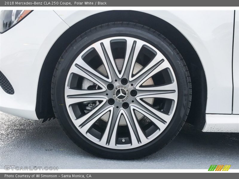 Polar White / Black 2018 Mercedes-Benz CLA 250 Coupe