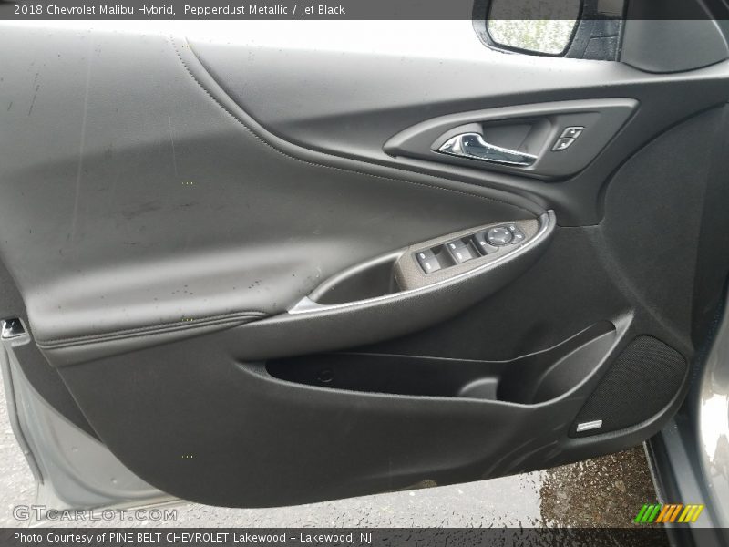 Pepperdust Metallic / Jet Black 2018 Chevrolet Malibu Hybrid