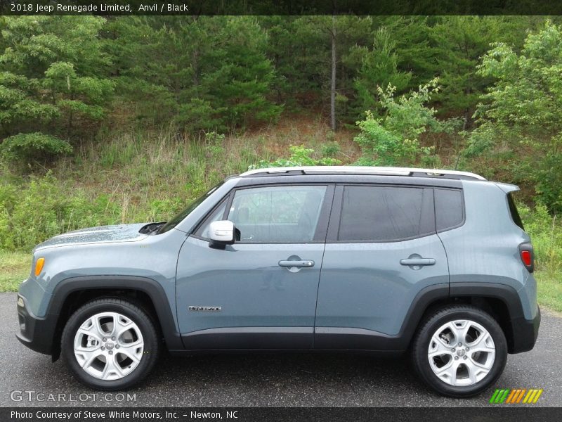 Anvil / Black 2018 Jeep Renegade Limited
