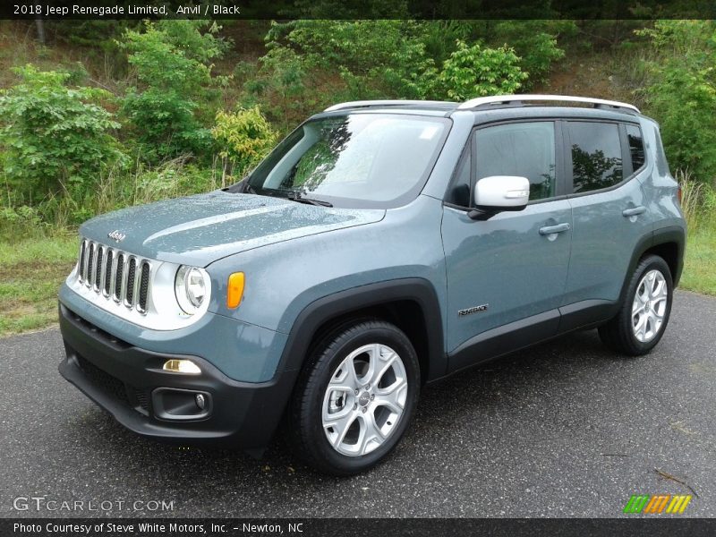 Anvil / Black 2018 Jeep Renegade Limited