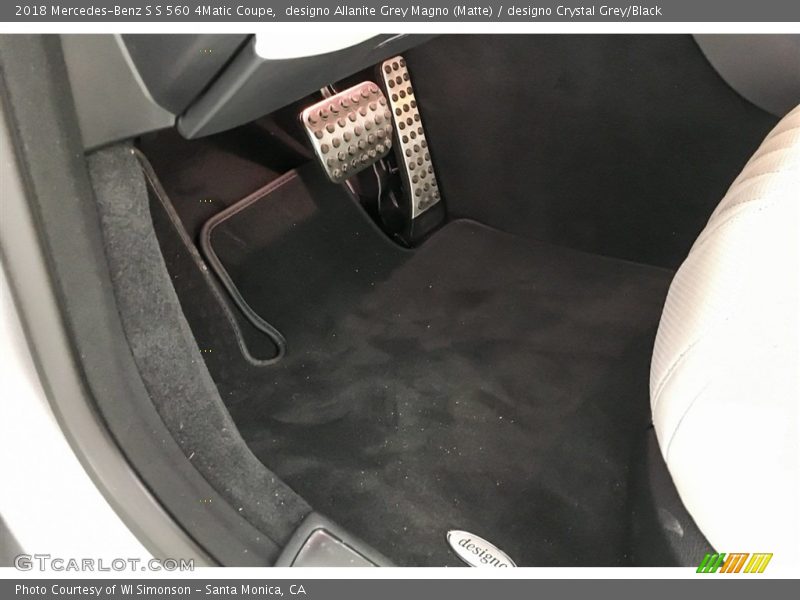 designo Allanite Grey Magno (Matte) / designo Crystal Grey/Black 2018 Mercedes-Benz S S 560 4Matic Coupe