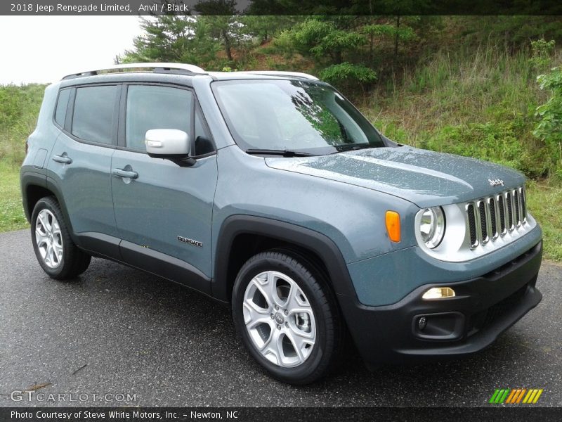 Anvil / Black 2018 Jeep Renegade Limited