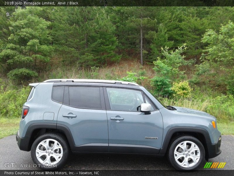 Anvil / Black 2018 Jeep Renegade Limited