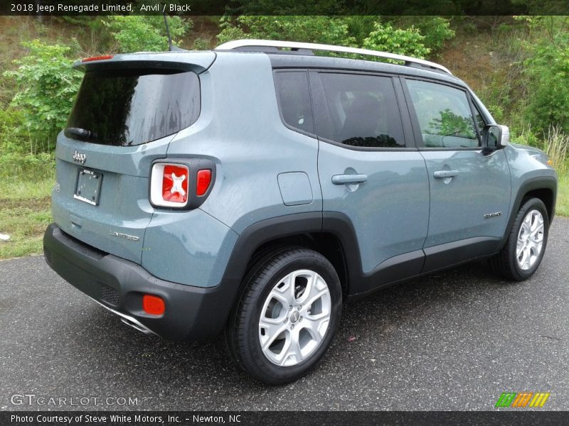 Anvil / Black 2018 Jeep Renegade Limited