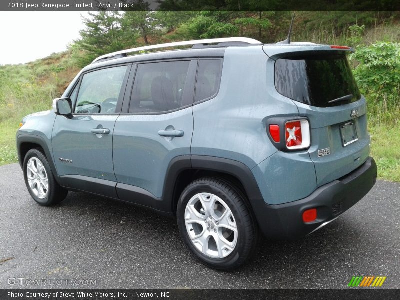 Anvil / Black 2018 Jeep Renegade Limited