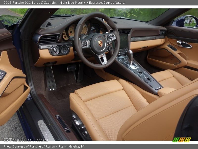  2018 911 Turbo S Cabriolet Espresso/Cognac Natural Interior