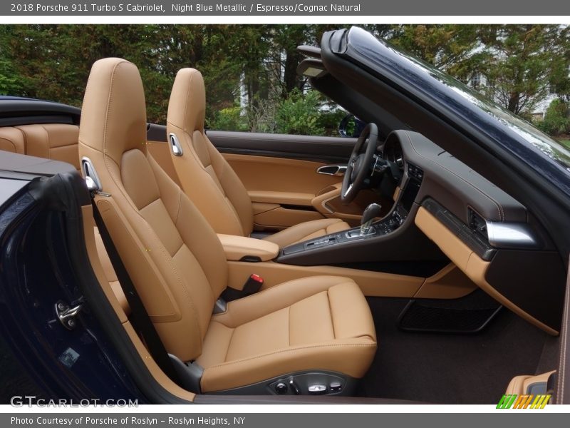 Front Seat of 2018 911 Turbo S Cabriolet