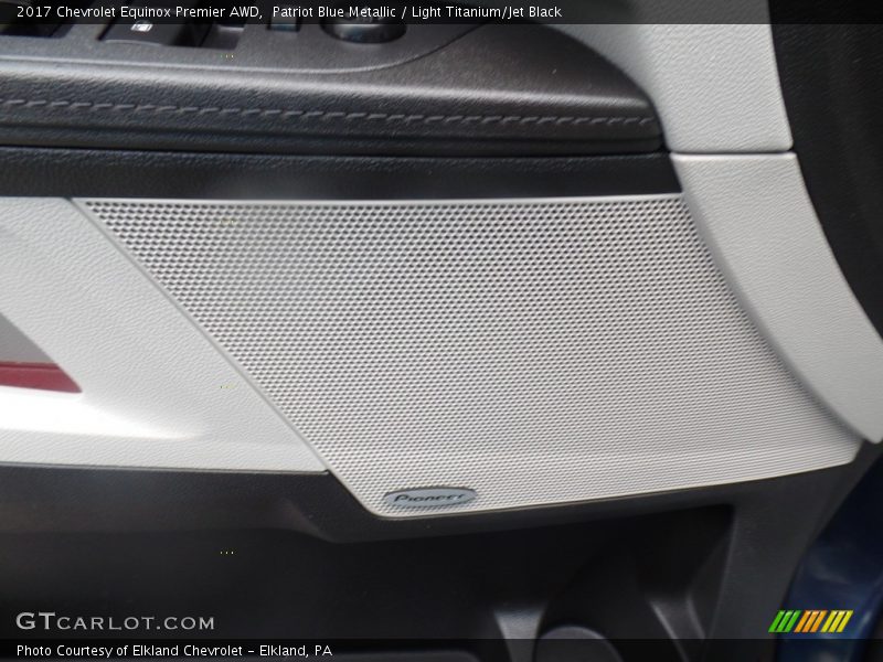 Patriot Blue Metallic / Light Titanium/Jet Black 2017 Chevrolet Equinox Premier AWD
