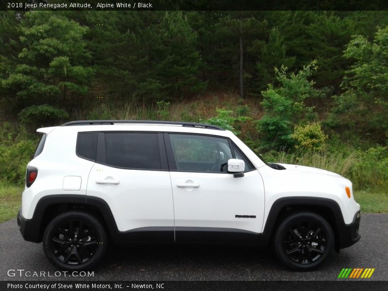 Alpine White / Black 2018 Jeep Renegade Altitude