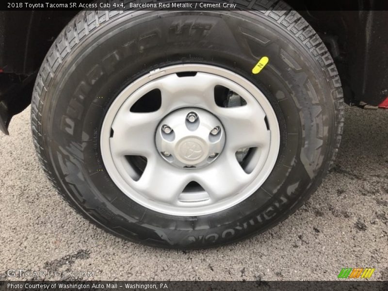 Barcelona Red Metallic / Cement Gray 2018 Toyota Tacoma SR Access Cab 4x4