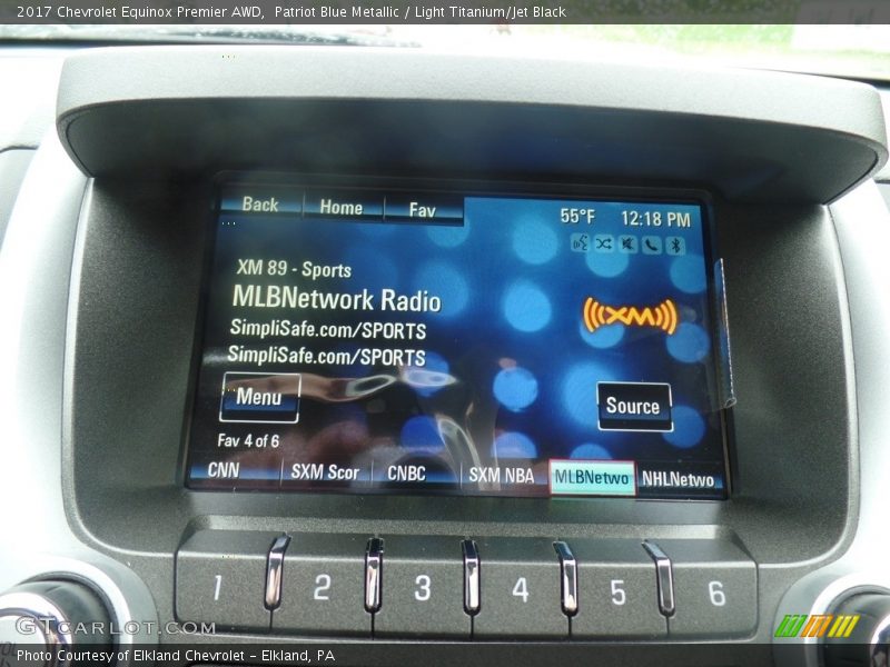 Patriot Blue Metallic / Light Titanium/Jet Black 2017 Chevrolet Equinox Premier AWD